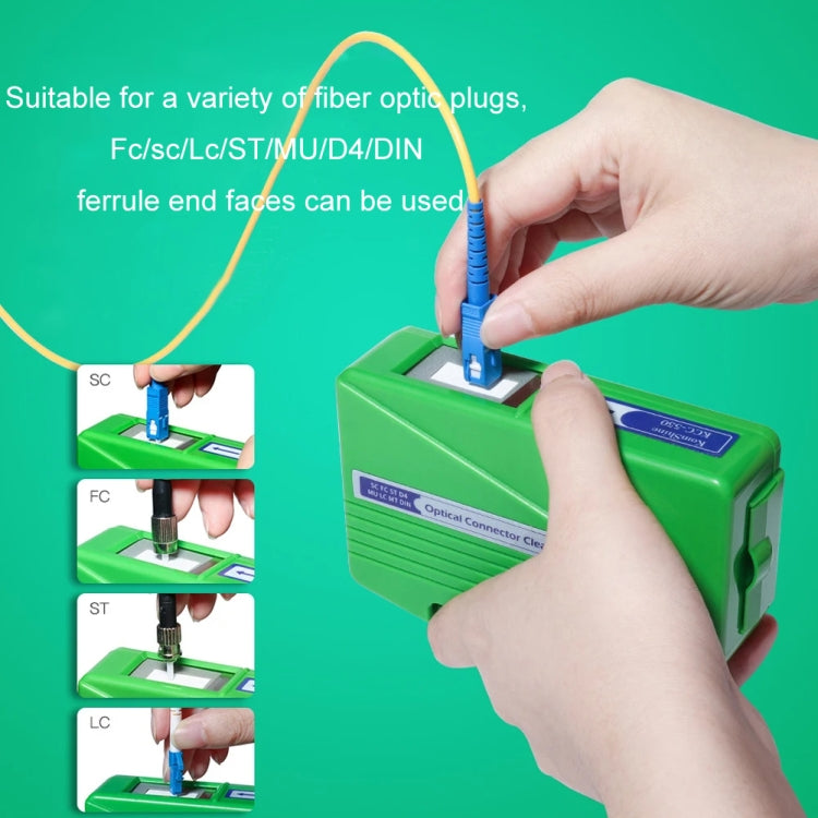 Komshine Handheld Cassette Fiber Cleaning Box Replacement, Model: CC-550-R - Lan Cable and Tools by Komshine | Online Shopping South Africa | PMC Jewellery | Buy Now Pay Later Mobicred