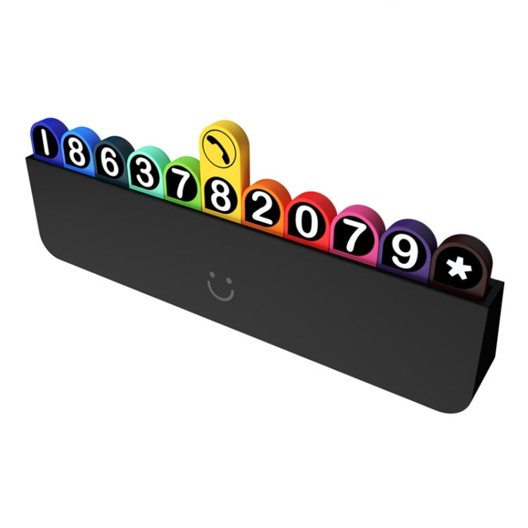 bbdd Temporary Parking License Plate Concealable Car Removal Number Plate(Pure Edition) - Parking Card by bbdd | Online Shopping South Africa | PMC Jewellery | Buy Now Pay Later Mobicred