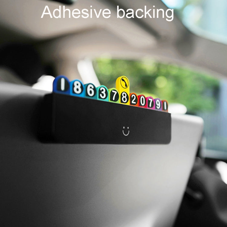 bbdd Temporary Parking License Plate Concealable Car Removal Number Plate(Pure Edition) - Parking Card by bbdd | Online Shopping South Africa | PMC Jewellery | Buy Now Pay Later Mobicred
