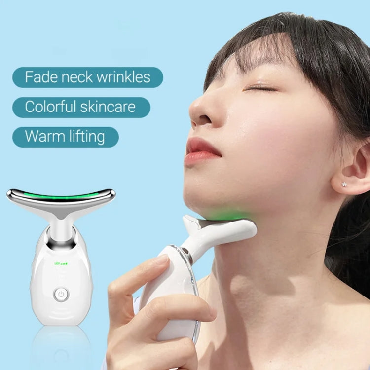 Electrical Neck Beauty Instrument Neck Massager Face Beauty Device, Style: Oval(Black) - free shipping - PMC Jewellery - Order now!