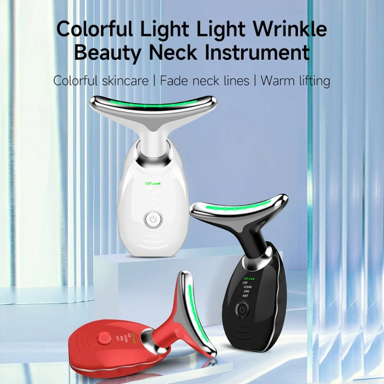 Electrical Neck Beauty Instrument Neck Massager Face Beauty Device, Style: Oval(Black) - free shipping - PMC Jewellery - Order now!