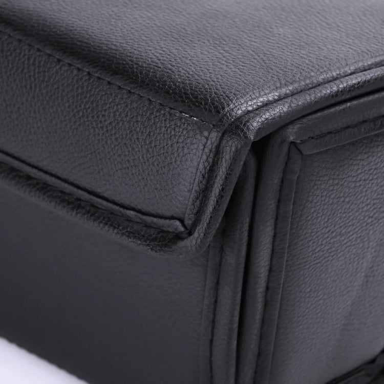For Tesla Model Y PU Leather Car Interior Storage Glove Box Modification Accessories, Style: Air Outlet Model