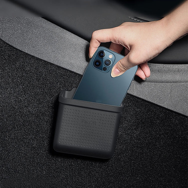 For Tesla Model 3Y Adhesive Sticker Installation Car Silicone Storage Bo(Black) - free shipping - PMC TechLife - Order now!