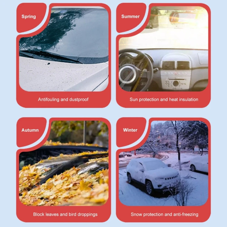 ST-3959 Snow Cover Front Windshield Strong Magnetic Adsorption Car Windshield Cover Oxford Cloth Comprehensive Protection - Window Foils & Solar Protection by PMC TechLife | Online Shopping South Africa | PMC TechLife | Buy Now Pay Later Mobicred
