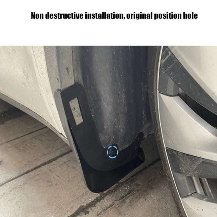 For Tesla Model Y Car Punch-Free Front And Rear Wheel Soft Rubber Mudguards, Style: Carbon Fiber - Mudguards by PMC TechLife | Online Shopping South Africa | PMC TechLife | Buy Now Pay Later Mobicred