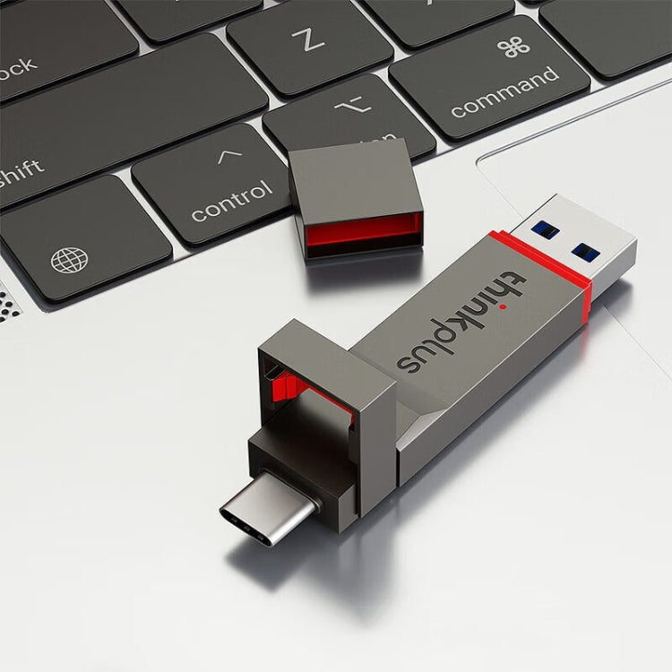 Lenovo Thinkplus TU280PRO USB3.2+Type-C Dual Interface Solid State U Disk, Memory: 256GB(Dark gray) - free shipping - PMC Jewellery - Order now!