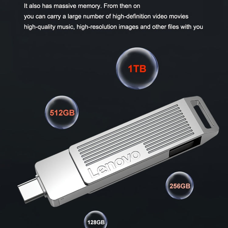 Lenovo SX5 Pro USB3.2+Type-C Dual Interface Mobile Solid State Flash Drive, Memory: 512GB(Silver) - free shipping - PMC Jewellery - Order now!