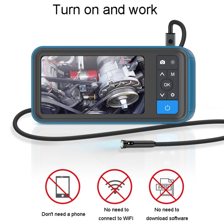 TESLONG MS450 8mm Dual Lens HD 4.5 Inch Large Screen Borescope Auto Repair Tool, 5M - free shipping - PMC Jewellery - Order now!
