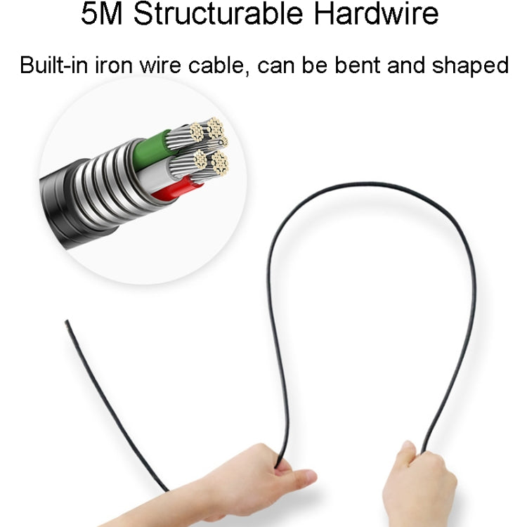 TESLONG MS450 8mm Dual Lens HD 4.5 Inch Large Screen Borescope Auto Repair Tool, 5M - free shipping - PMC Jewellery - Order now!