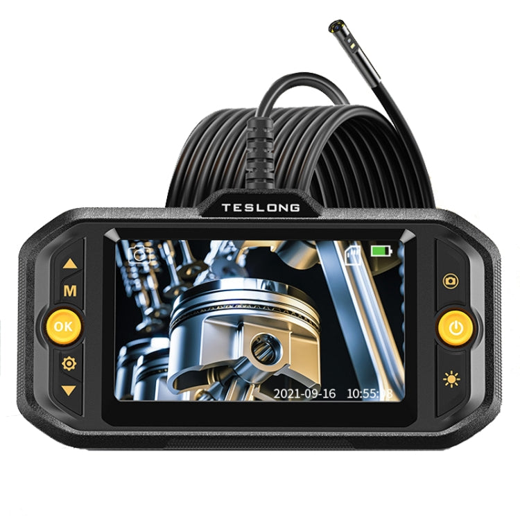 Teslong TS43S HD Camera Probe 4.3 Inch Screen All-In-One Industrial Borescope Auto Repair Tools, Specification: 8.0mm Dual Lens