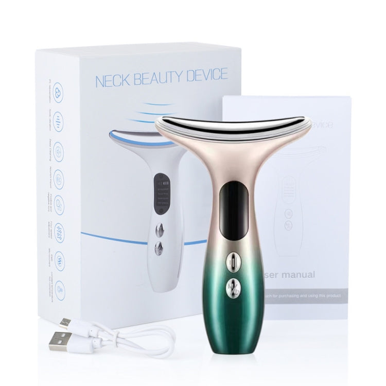 HY38 EMS Micro-Current Constant Temperature Neck Beauty Instrument Facial Introduction Device(White)