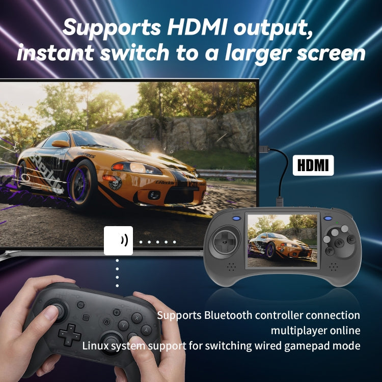 ANBERNIC RG ARC-D Handheld Game Console 4-Inch IPS Screen Linux / Android 11 System Portable Video Arcade 128G(Black) - free shipping - PMC Jewellery - Order now!