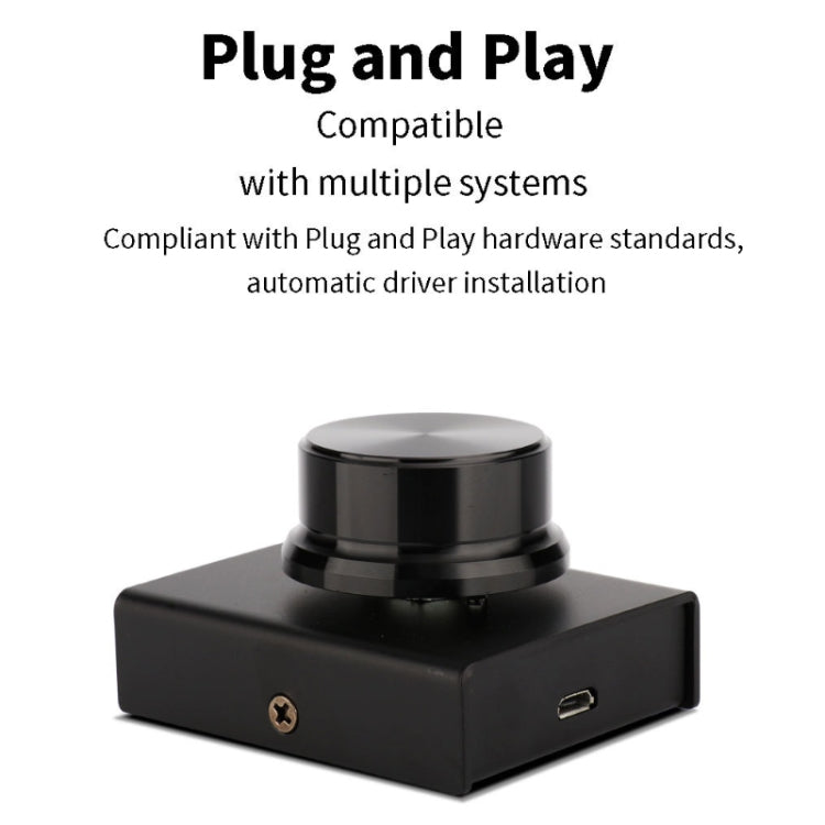 PC Computer Peripherals Mini Switch Wired Volume Adjuster(Black)