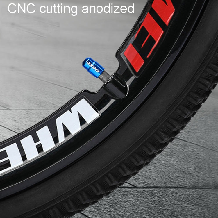 ENLEE E-FZ1004 2pcs /Set Bicycle French Valve Caps Aluminum Alloy Dust Cap For Tire Valve Caps(Blue) - Tire Valve Caps by ENLEE | Online Shopping South Africa | PMC TechLife