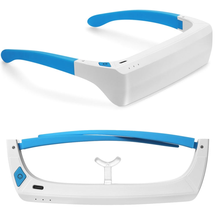 SAD Light Therapy Glasses Wearable UV-Free Blue & White LED Light Therapy Lamp English Version
