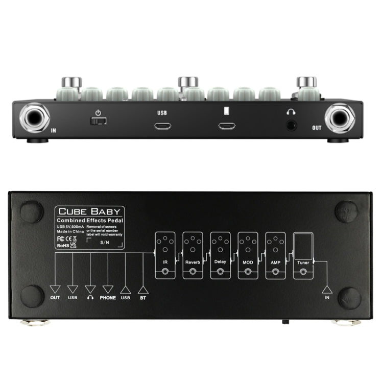 M-VAVE Cube Baby Guitar Effect Device Guitar Accessories - free shipping - PMC Jewellery - Order now!