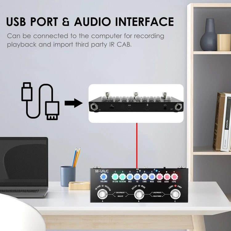 M-VAVE Cube Baby Guitar Effect Device Guitar Accessories