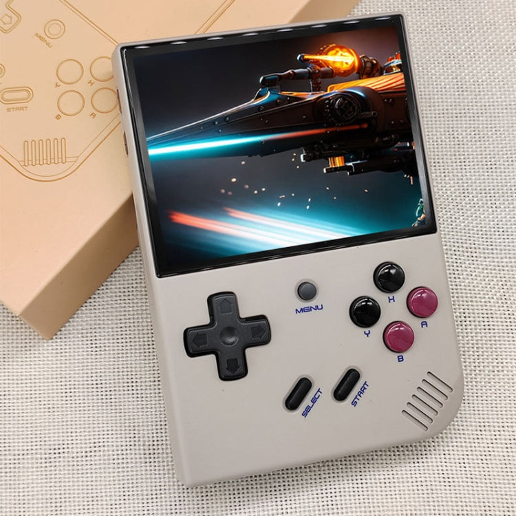ANBERNIC RG35XX PLUS Handheld Game Console 3.5-Inch IPS Screen Support HDMI TV 64GB(Retro Gray) - free shipping - PMC Jewellery - Order now!