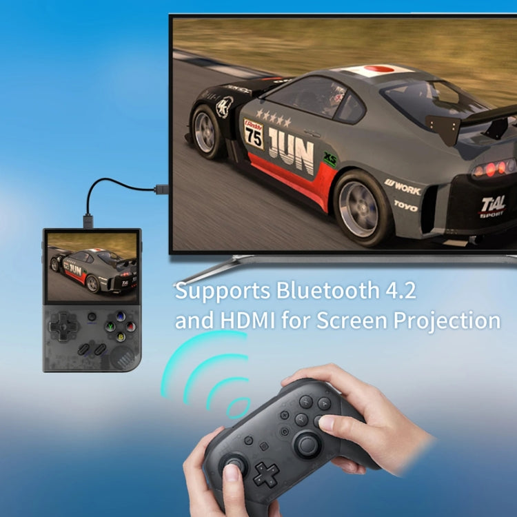 ANBERNIC RG35XX PLUS Handheld Game Console 3.5-Inch IPS Screen Support HDMI TV 64GB(Retro Gray) - free shipping - PMC Jewellery - Order now!