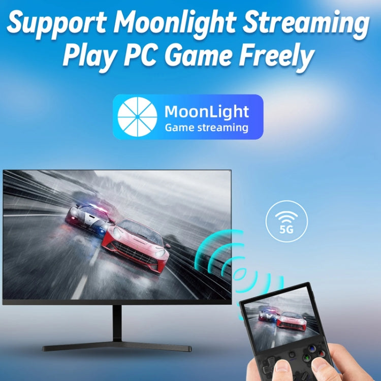 ANBERNIC RG35XX PLUS Handheld Game Console 3.5-Inch IPS Screen Support HDMI TV 64GB(Retro Gray) - free shipping - PMC Jewellery - Order now!