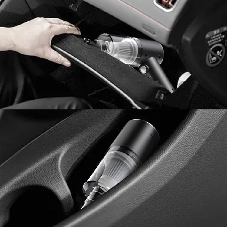 Automotive Household Small Vacuum Cleaner Car Charging Powerful Cleaning Tool(Black) - free shipping - PMC TechLife - Order now!