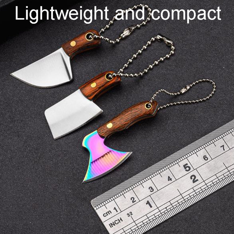Mini Knife Keychain Portable Removal Express Pendant Accessory With Holster, Model: Kitchen Knife Sanding