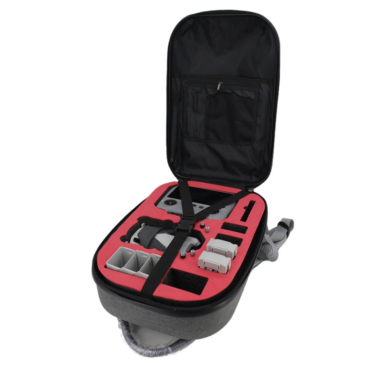 For DJI Mini 4 Pro Drone Storage Bag Carbon Fiber Backpack, Spec: Brushed Style - Carry Cases & Bags by PMC TechLife | Online Shopping South Africa | PMC TechLife | Buy Now Pay Later Mobicred