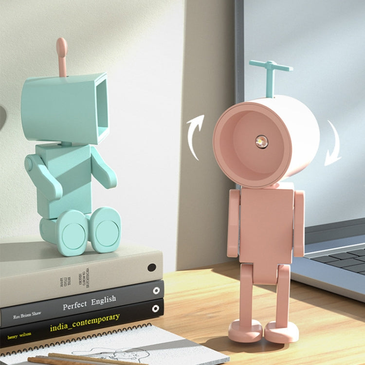Mini Astronaut Magnetic LED Night Light Desktop Building Block Ornaments Desk Lamp, Color: Square White