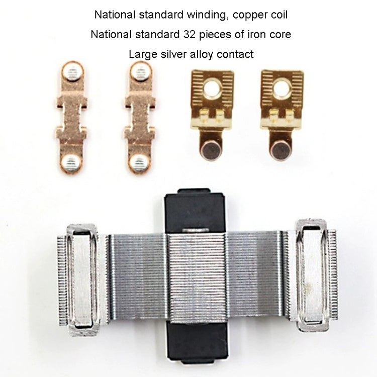CHNT CJX2-1201 12A 220V Silver Alloy Contacts Multi-Purpose Single-Phase AC Contactor - Relays by CHNT | Online Shopping South Africa | PMC Jewellery | Buy Now Pay Later Mobicred
