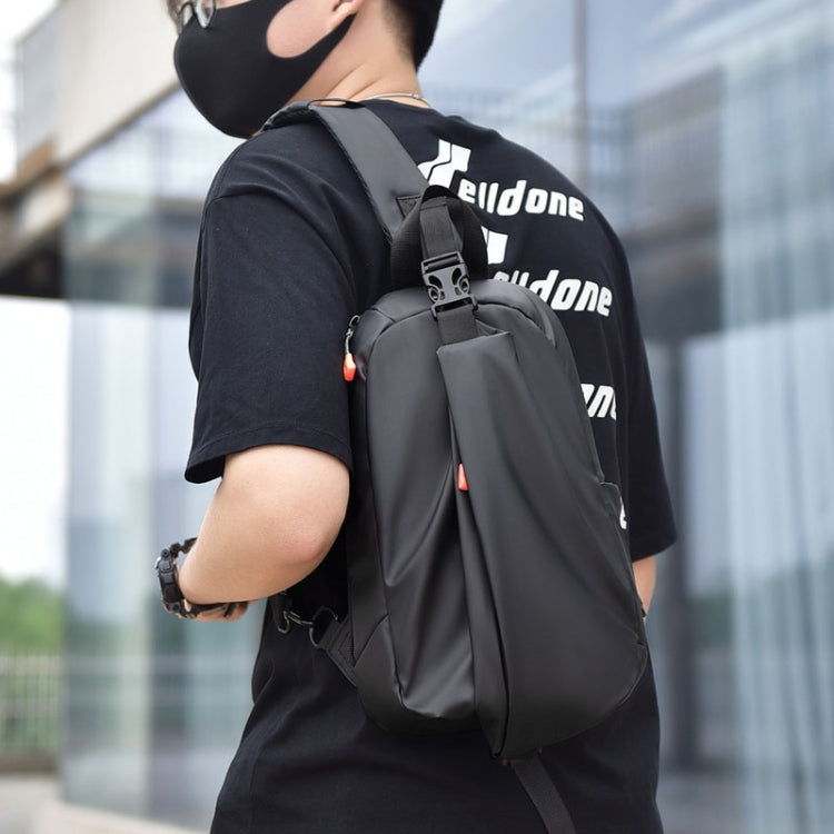 WEIXIER 6013 Casual Single-Shoulder Crossbody Packs Multifunctional Motorcycle Sports Chest Bag(Black) - Single-shoulder Bags by WEIXIER | Online Shopping South Africa | PMC TechLife | Buy Now Pay Later Mobicred