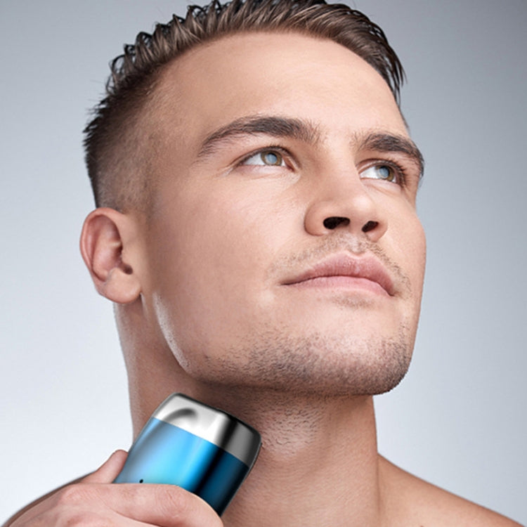 Double-head Mini Magnetic Shaver Portable Men Electric Shaver(Silver Black) - free shipping - PMC TechLife - Order now!