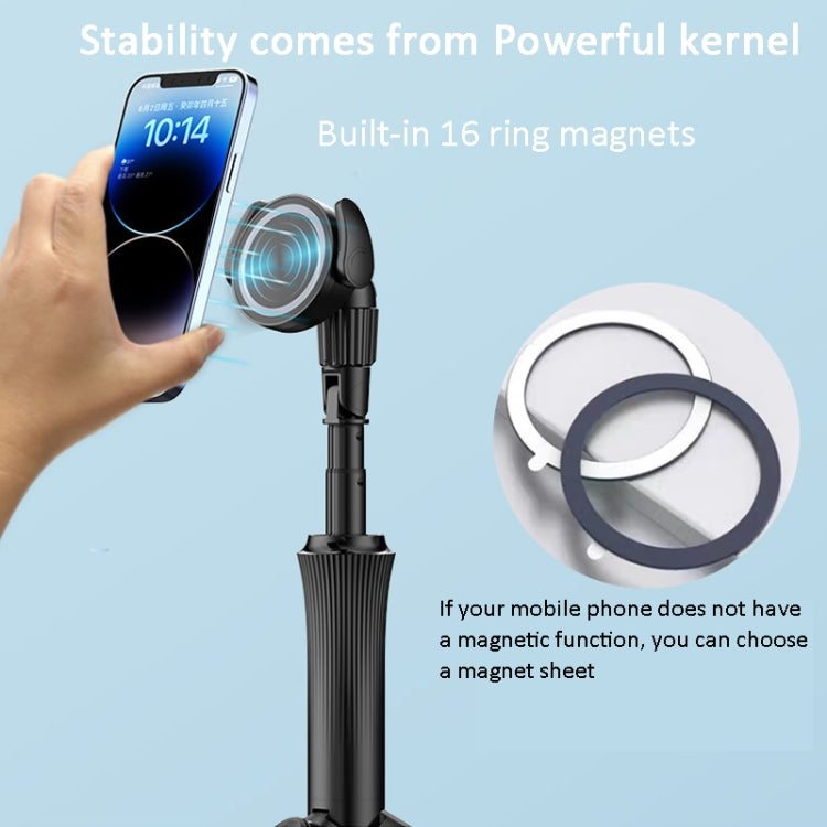 1.5m Magnetic Phone Extendable Selfie Stick Tripod with Wireless Remote ws-22001- 4