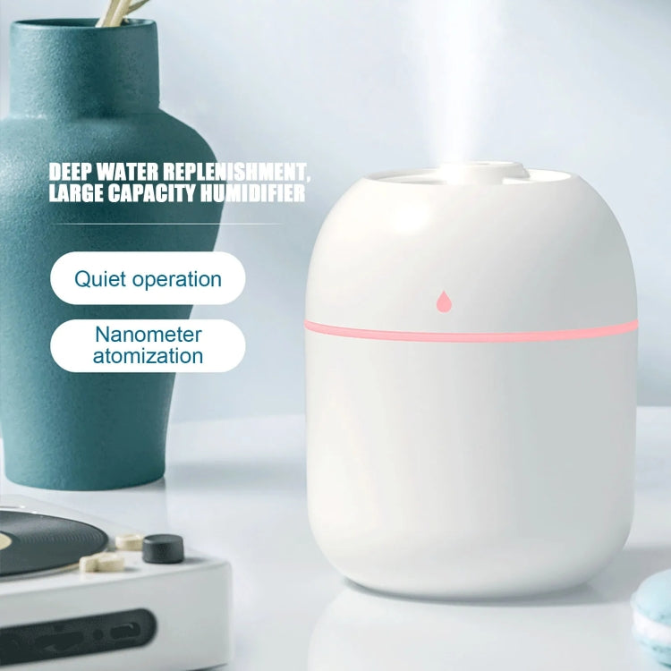 USB Plug-in Car Household Air Purification Water Drop Humidifier Large Capacity Sprayer(Green)