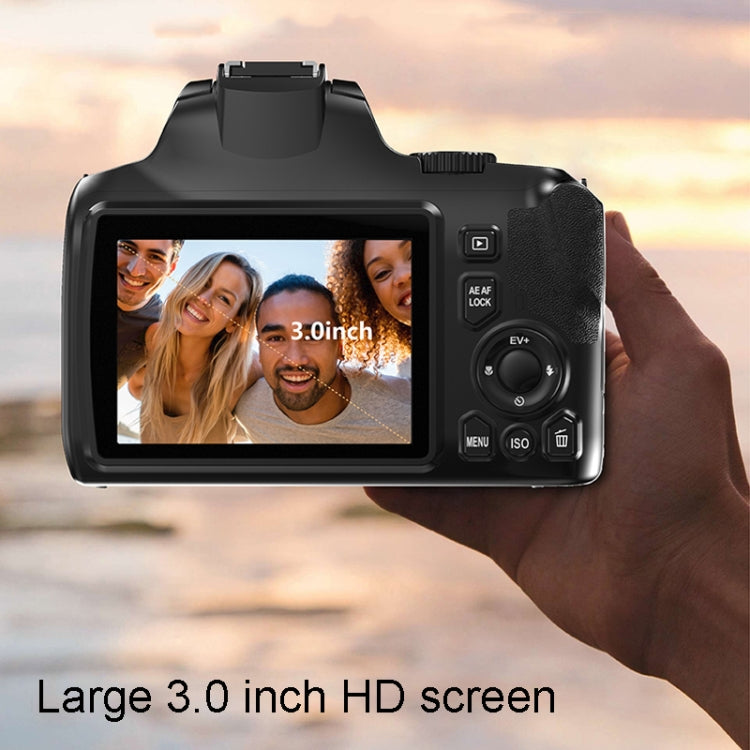 KOMERY W2 64MP 4K 3 Inch Screen 10X Optical Zoom+4X Digital Zoom Camera(Package One)