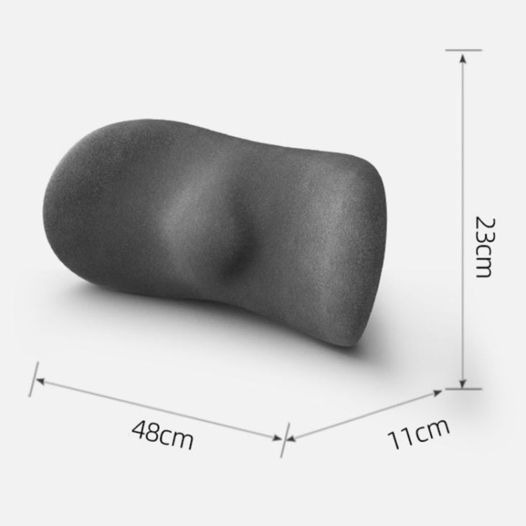 Car Cushion Driving Seat Cervical Support Backrest Pillow, Style: Headrest + Waist Pad Blue