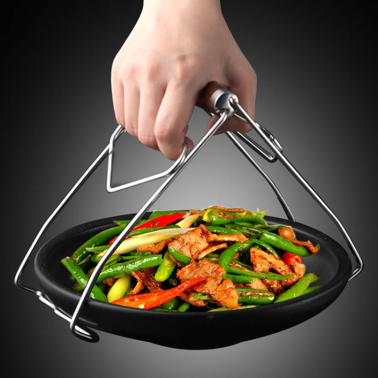 Kacheeg 304 Stainless Steel Anti-Scald Clip Kitchen Anti-Slip Bowl And Plate Lifter, Style: Plate Lifter