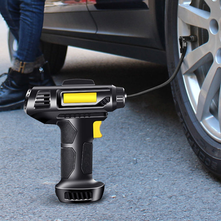 Portable Multifunctional Car Inflator Automobile Tire Pneumatic Pump, Model: Wireless Digital