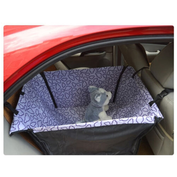 Car Single Seat Water-resistant Pet Seat Protective Pad, Color: Orange Cloud