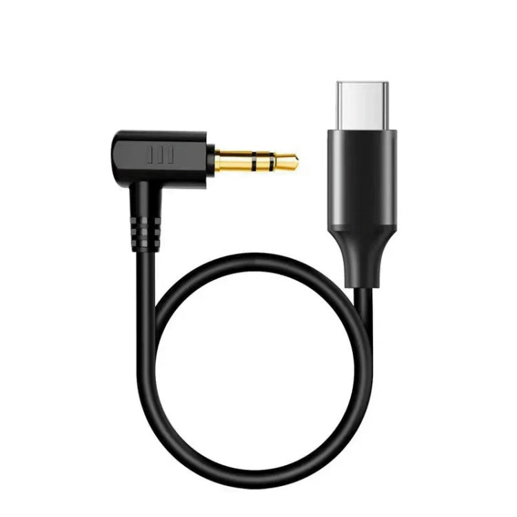 USB-C / Type-C To 3.5mm Male TRS Audio Adapter Cable For DJI Osmo Action 4 / 3 / 2 / Pocket 3(Black) - Cable & Charger by PMC Jewellery | Online Shopping South Africa | PMC Jewellery | Buy Now Pay Later Mobicred