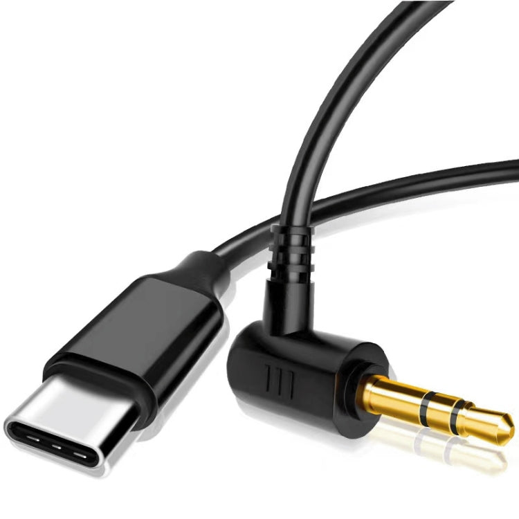 USB-C / Type-C To 3.5mm Male TRS Audio Adapter Cable For DJI Osmo Action 4 / 3 / 2 / Pocket 3(Black) - Cable & Charger by PMC Jewellery | Online Shopping South Africa | PMC Jewellery | Buy Now Pay Later Mobicred
