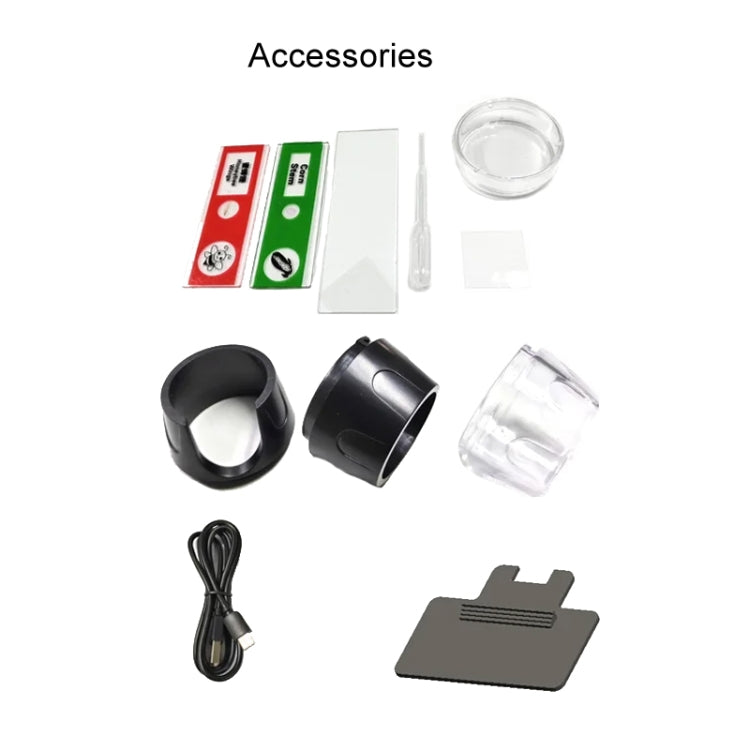 HD Electronic Digital Microscope 5 Inch Screen Touch Key 8000X Biological Cell Electronic Magnifying Glass - free shipping - PMC Jewellery - Order now!