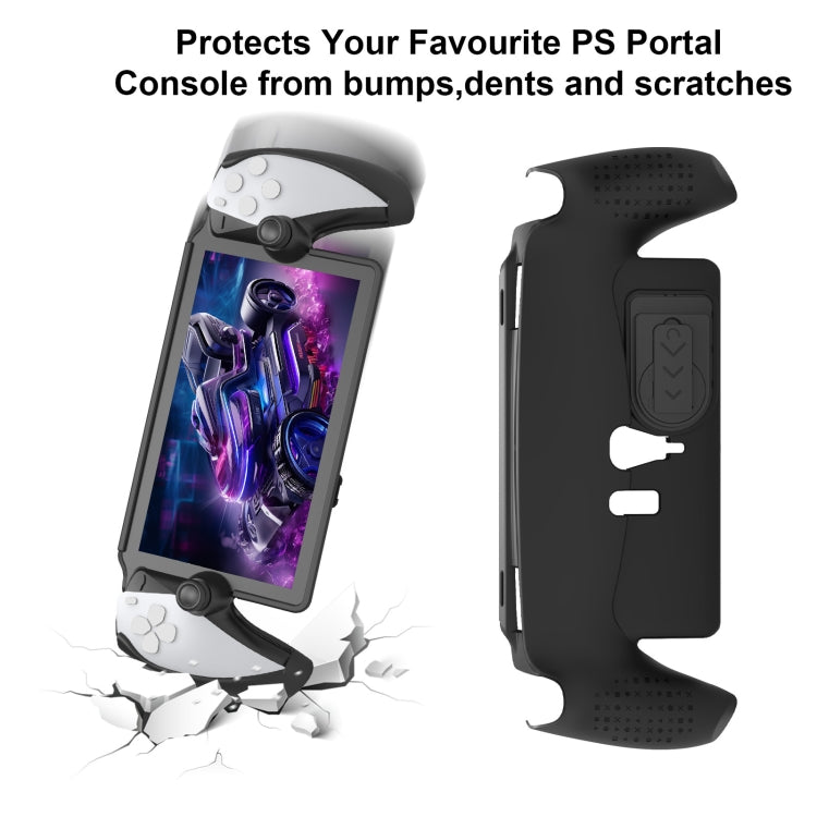 For PlayStation Portal Handle JYS TPU Protective Case With Stand(Black) - free shipping - PMC Jewellery - Order now!