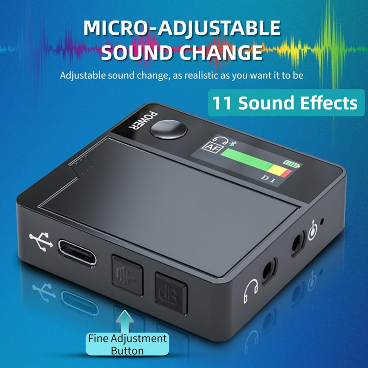 A9 Mobile Phone Computer Live Recording Mini Color Screen Display Sound Card Voice Changer, Spec: English Set
