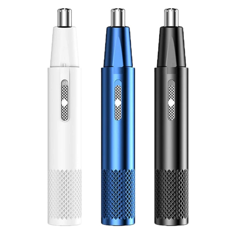 Electric Nose Hair Clipper Rechargeable Washable Portable Travel Trimmer(Blue)