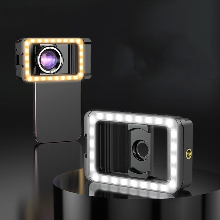 APEXEL Multifunctional Fill Light Phone Clip With 1/4 Inch & M17 M37 Thread Tnterface APL-FL.23