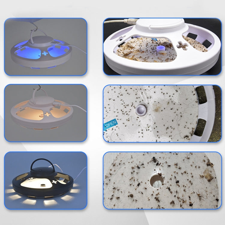 Flea Fly Mosquito Trap Cockroach House with Warm And Purple Light(Black) - Traps by PMC TechLife | Online Shopping South Africa | PMC TechLife | Buy Now Pay Later Mobicred