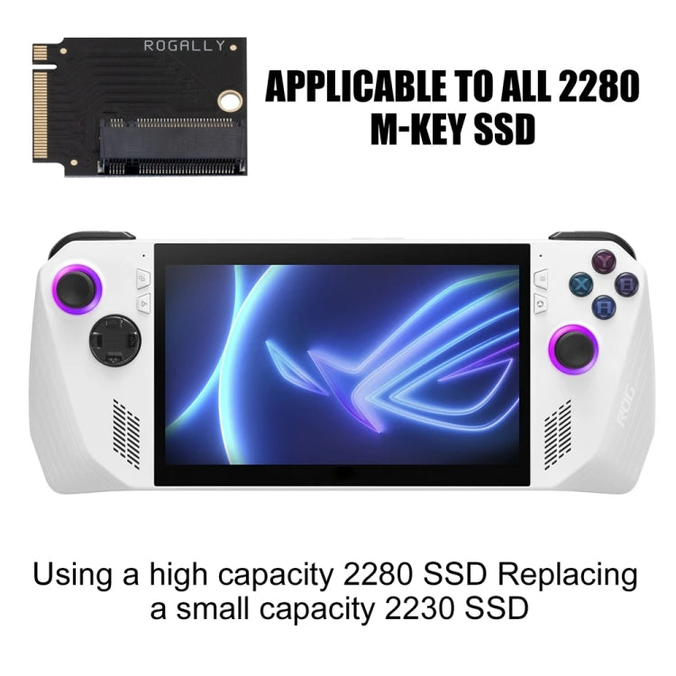 For ASUS Rog Ally Modified M2 Hard Drive PCIE4.0 Riser Card, Spec: Short - Add-on Cards by PMC Jewellery | Online Shopping South Africa | PMC Jewellery | Buy Now Pay Later Mobicred