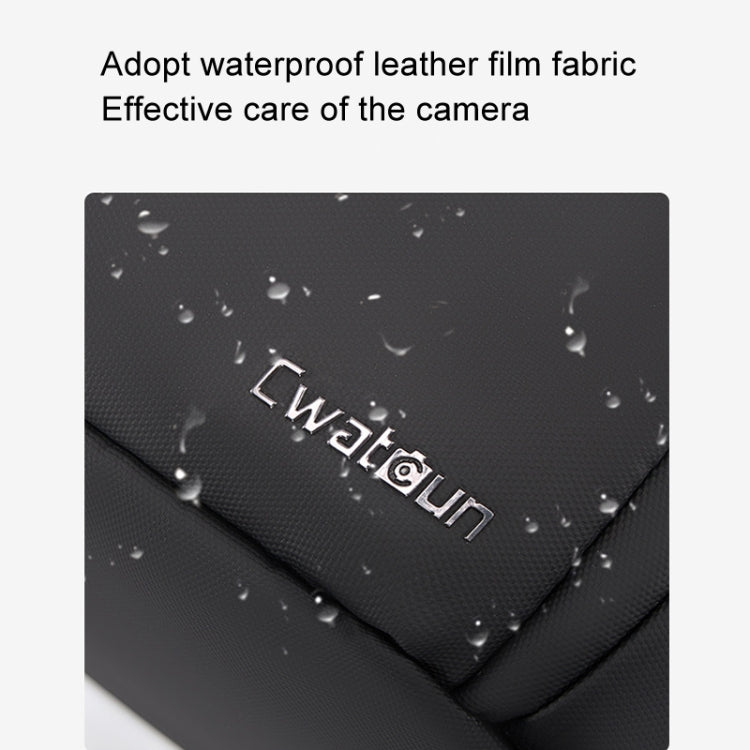 Cwatcun D105 Large Multi-functional Camera Waist Pack Simple and Lightweight Microslr Camera Bag Casual Waterproof Storage Bag - free shipping - PMC Jewellery - Order now!