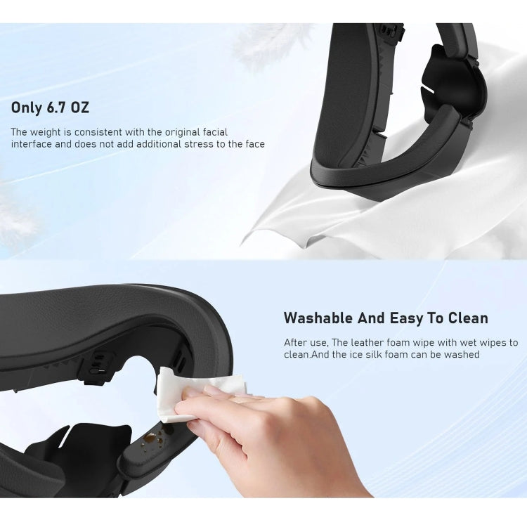 AMVR Q3FC1 For Meta Quest3 Mask Ice Silk Breathable Leather Material(Mask+1 Ice Silk) - free shipping - PMC Jewellery - Order now!