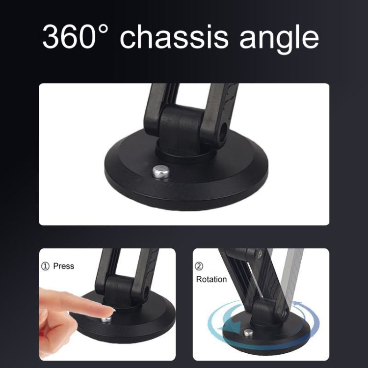 Automotive Magnetic Cell Phone Holder Car Dashboard Navigation Fixed Support Clip(Black)